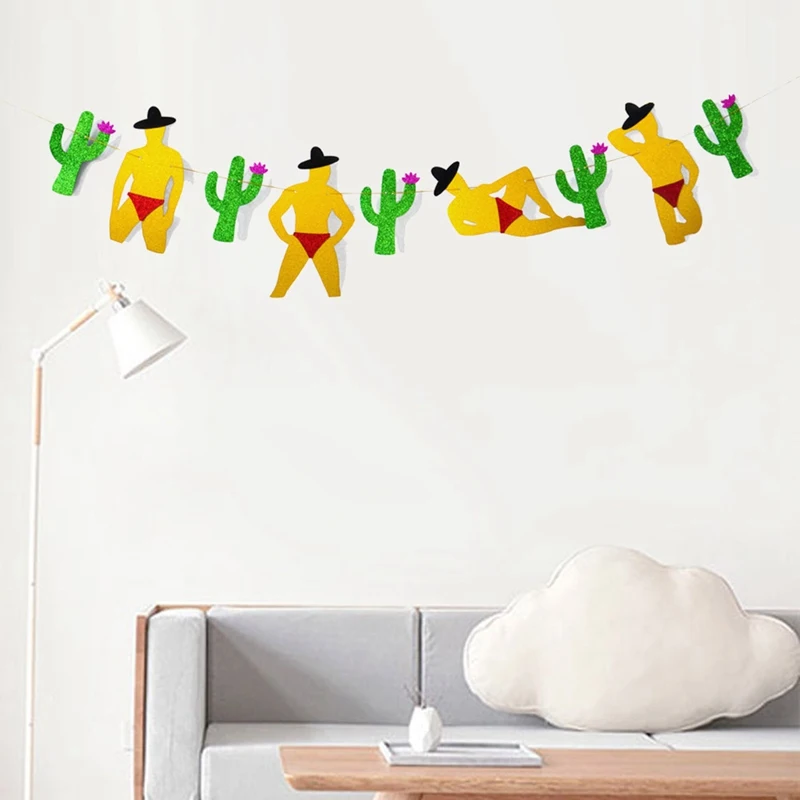 1 комплект Новинка золотые буквы Зеленый Кактус Taco бар бумага Final Fiesta баннеры флаг гирлянда для девичника вечерние украшения