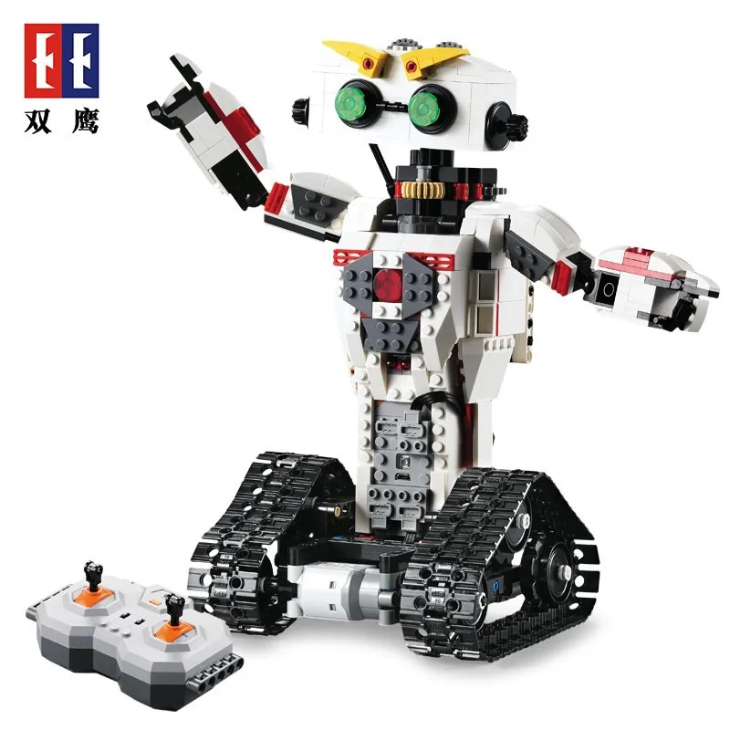 

Double e Two C51027 Science And Technology Remote Control Electric Robot Assembled Building Blocks Children'S Educational ENLIGH