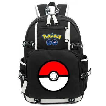 

Hot Game Pokemon GO Pikachu Backpack Cpacity Knapsack Packsack Travel Student School Bag Cartoon Pokemon Boys&Girls Mochilas