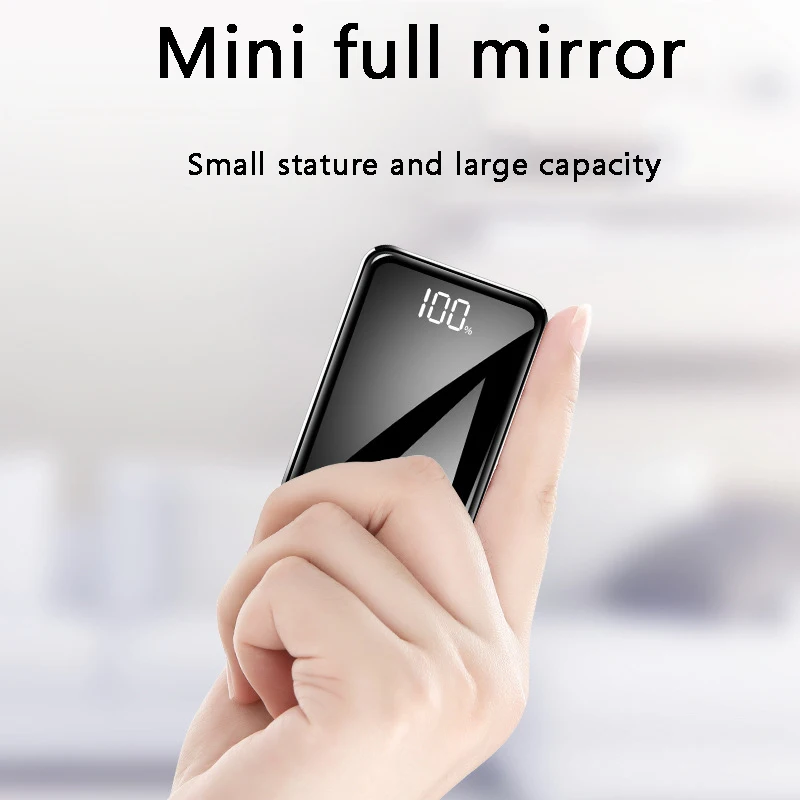 Внешний аккумулятор для xiaomi mi iPhone, USAMS mi ni Pover Bank, 20000 мА/ч светодиодный дисплей, внешний аккумулятор, повербанк, быстрая зарядка