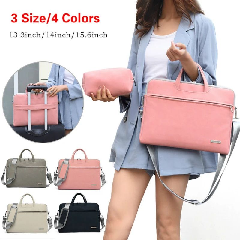 Maletin maletín grande de oficina para Mujer, bolso ordenador portátil de y 13,3 pulgadas, para trabajo y negocios, 15,6|Carteras| - AliExpress