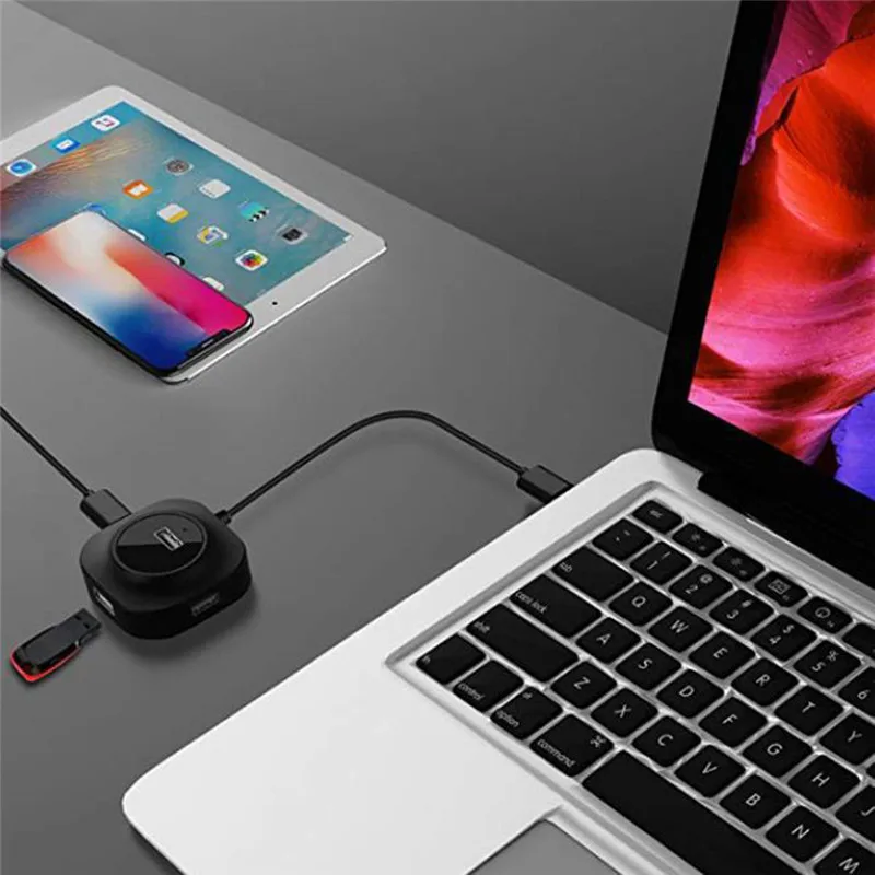 Мульти usb-хаб USB-C 3,0 концентратор USB разветвитель Тип C концентратор 4 порта расширитель адаптер с интерфейсом питания тип-c док-станция для ПК ноутбука