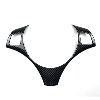 

Carbon Fibre Steering Wheel Decorate Sticker ABS Trim Cover Stickers Accessories Car Styling for BMW 3 Series E90 E87 2005-2012