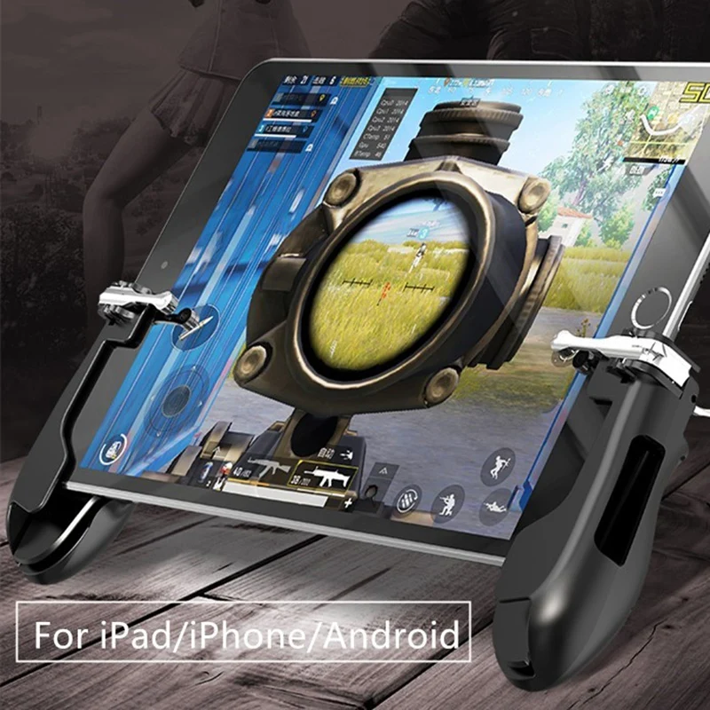 IG-для PUBG FPS игровой Геймпад контроллер L1R1 триггер огонь Кнопка Aim ключ джойстик универсальная игровая ручка для IPad Mini 5 Air