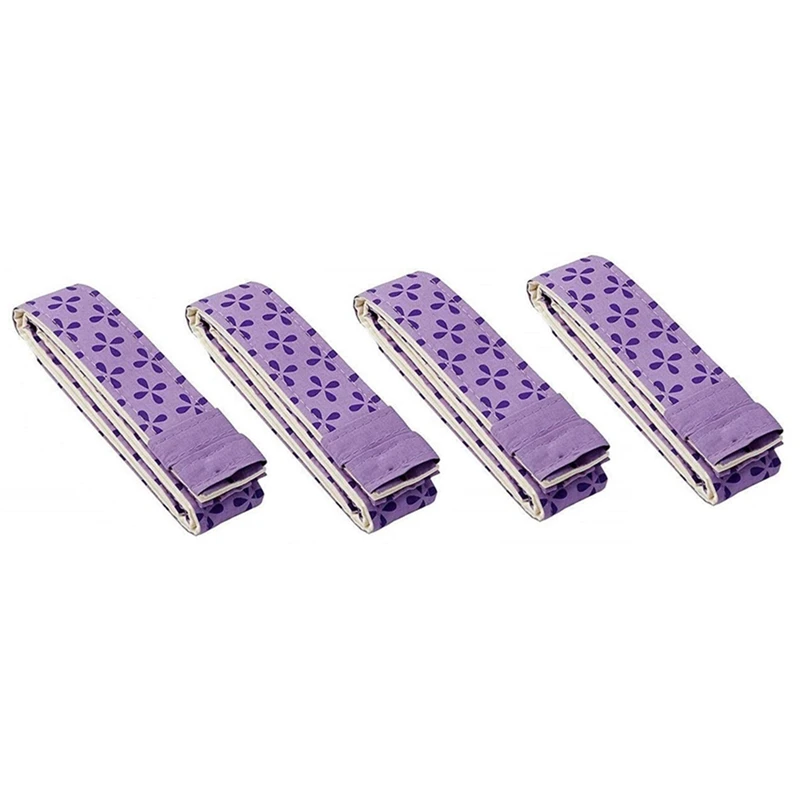 BMBY-4-Piece выпекайте ровные полосы, противень для торта демпфирующие полоски, супер абсорбирующий толстый хлопок, полоски для торта для выпечки, полоски для торта