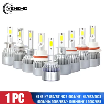 

1 PC 6000K H4 H7 H11 LED 6000K Car Lights Bulbs LED H1 H3 H8 H9 880 9005 9006 H27 880 881 HB5 9007 9003 HB2 Car LED Headlights