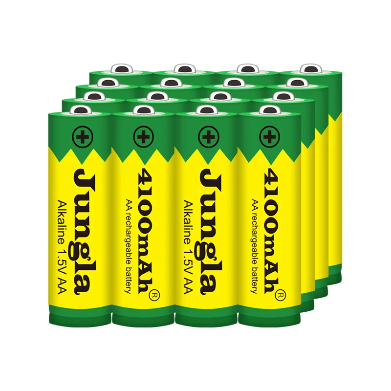 4/8/12PCS 4100mAh 1.5V AA battery New Alkaline Rechargeable batery for led light toy mp3 Free shipping