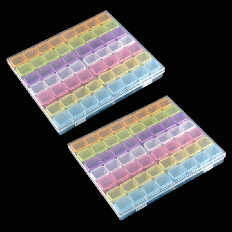 

112 Pcs 5d daimond painting full square Diamond Painting Box Tool Storage Box Large Capacity diamond-painting Accessaries
