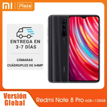 

Global Version Xiaomi Redmi Note 8 Pro 6GB 128GB Snapdragon MTK Helio G90T 64 MP Quad Cameras 7th Generation QC 18W Charge Phone