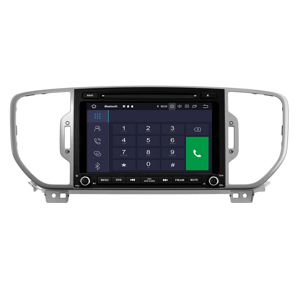 Android 9 с ips DSP экраном для KIA Sportage 4 автомобильный радиоприемник с навигацией GPS Мультимедийная головная установка плеер DVD