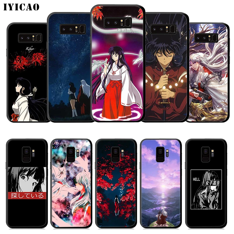 

IYICAO Inuyasha Anime Cartoon Soft Case for Samsung Galaxy S10e S10 S9 S8 Plus S6 S7 Edge Note 10 Plus 9 8 TPU