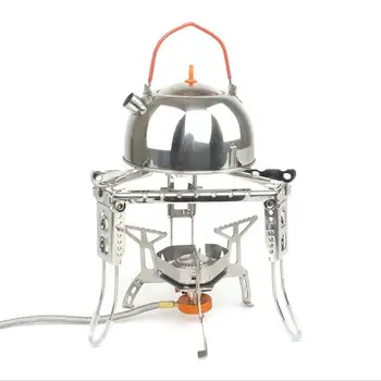 

GloryStar Triangle Furnace Frame Outdoor Mountaineering Stainless Steel Pan Rack Portable Barbecue Rack Oxford cloth silver