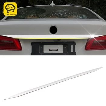 

CarManGo Car Accessories Rear Trunk Door Trim Tailgate Sticker Frame Chrome Exterior Decoration for BMW 5 Series G30 2017-2020