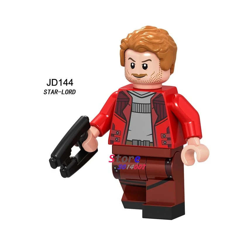 JD144 50 шт. Капитан Америка Тор видение лорд человек паук Marvel Мстители Бесконечность войны эндшпиль строительный блок для детей игрушки - Цвет: JD144