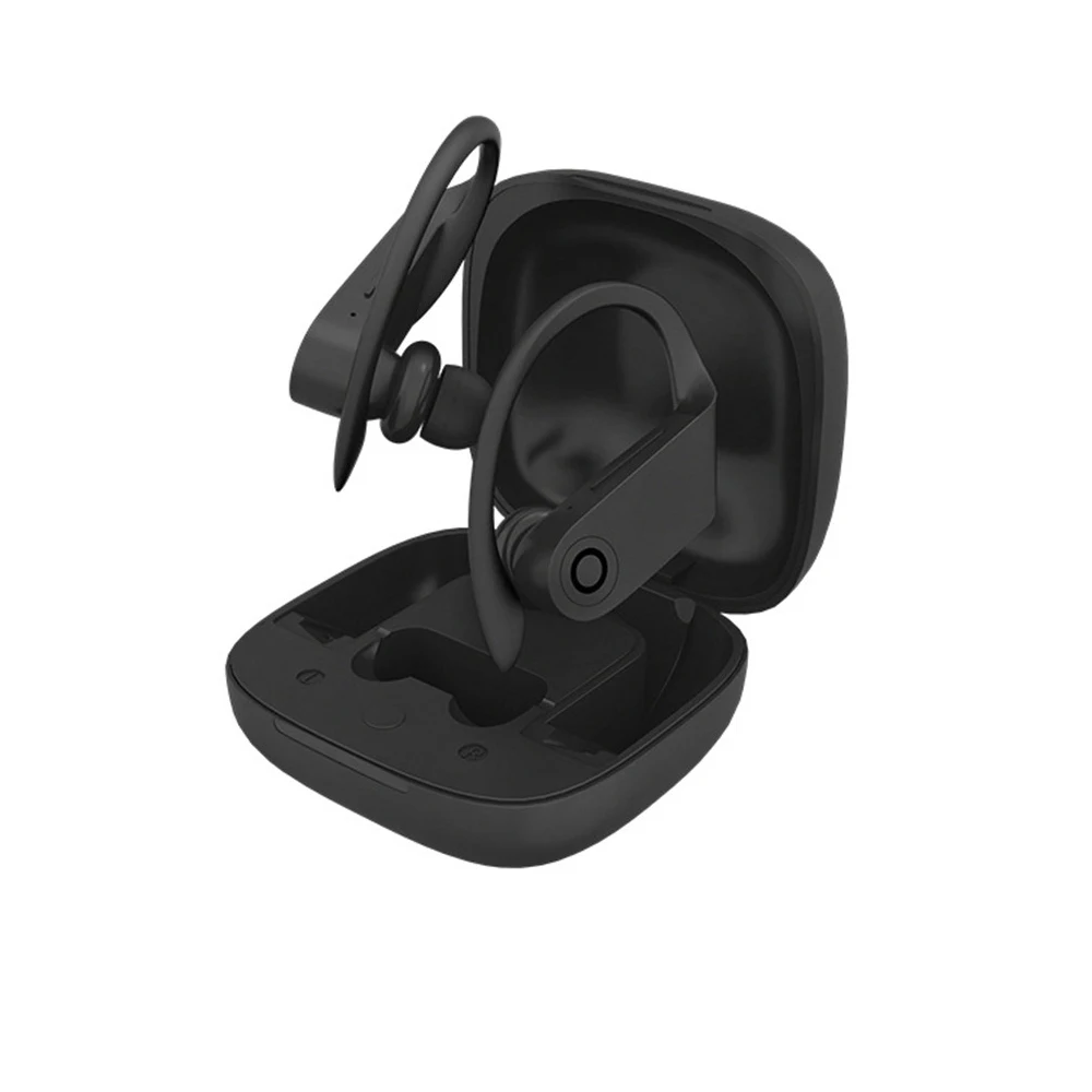 

B10 Bluetooth 5.0 Earphone Sports Ear Hook earbuds True Wireless Headphone Wireless Charging Headset For iOS Android PK V8 V9