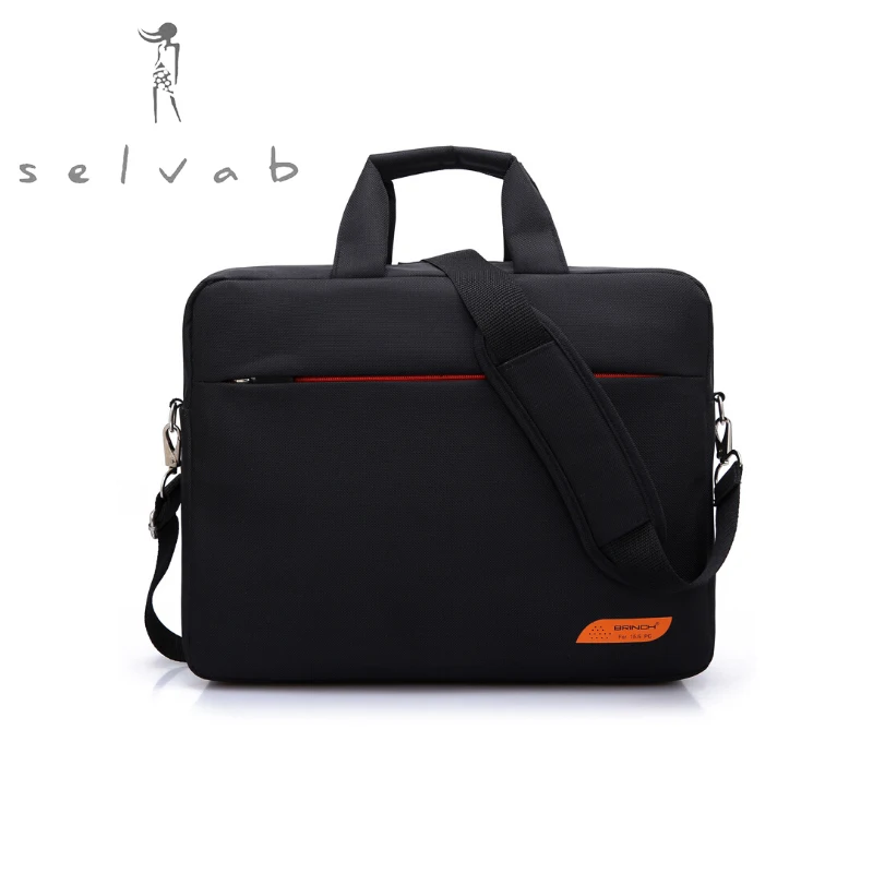 

2019 new fashion casual men's portable slung computer bag business travel laptop bag official postman package