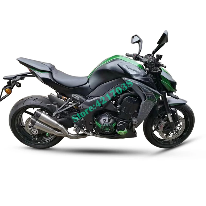 Full System Motorcycle Exhaust Modified Muffler Titanium Alloy Front Middle Link Pipe For Kawasaki Z1000 ABS Z1000SX 2010 - 2019 - Image 6