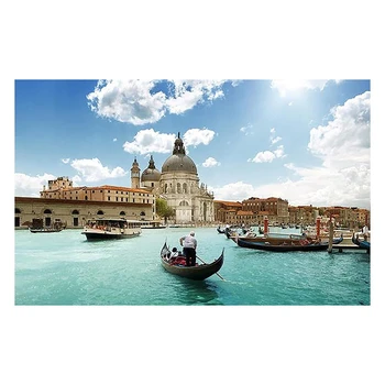 

Paint By Numbers for Adults and Kids DIY Oil Painting Gift Kits Pre-Printed Canvas Art Home Decoration-Venice