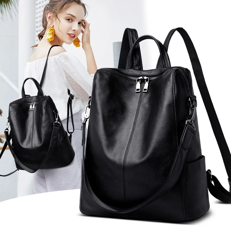 

Stylish and simple backpack designer specially designed for girls backpack high quality leather backpack large capacity backpack