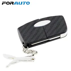 FORAUTO украшение для ключей, защита из углеродного волокна, аксессуары для интерьера, наклейка для ключей для Ford Focus, 1 шт., стикер для
