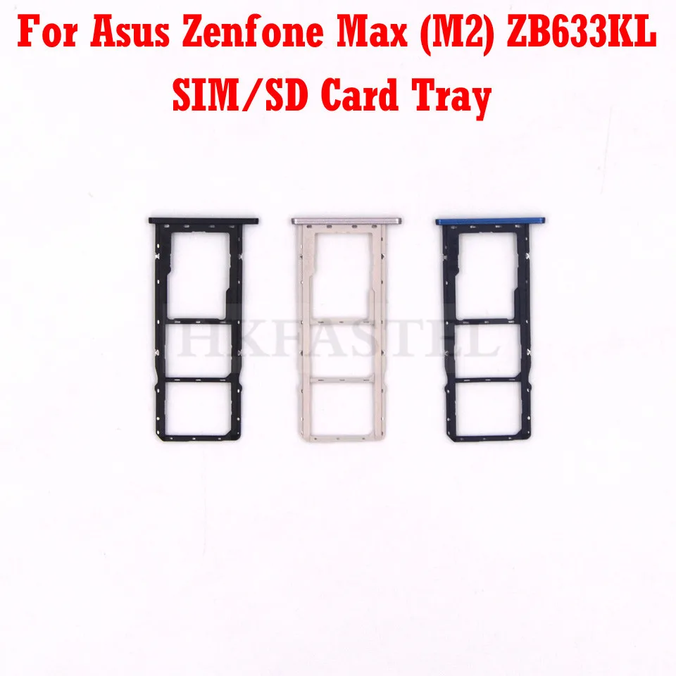 Для Asus Zenfone Max (M2) ZB633KL новая оригинальная SIM SD карта лоток крышка Кнопка питания
