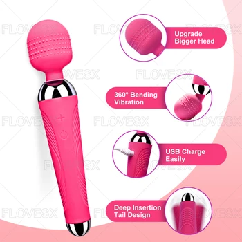 Vibrator For Women Clitoris Stimulator Massager Women's Dildo Masturbators Vibrators Female Couples Sex Toys Goods For Adults 18 3