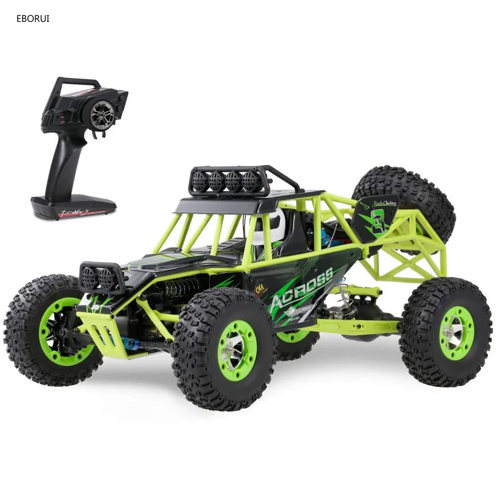 WLToys 12428 RC Car 2.4Ghz 4WD Off-Road Vehicle Remote Control Car 1/12 RC Truck 50KM/H High Speed Race Car RTR Gift Toy for Kid
