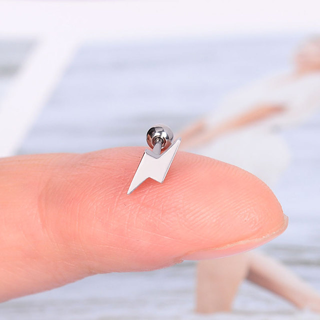 Stainless Steel Mini Stud Earrings Butterfly Snake Stars Helix Cartilage Tragus Labret Lobe Ear Piercing Jewelry