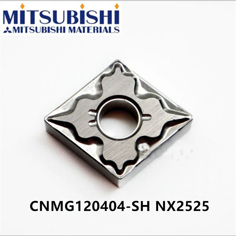 Mitsubishi CNMG120404-SH NX2525 CNMG120408-SH оригинальные твердосплавные вставки для токарного станка держатель токарного инструмента сверлильный станок с ЧПУ CNMG1204