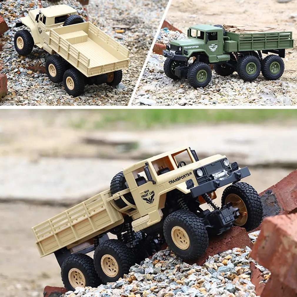 Q68/Q69 6WD 1/18 RC Автомобиль 2,4G внедорожный военный грузовик с дистанционным управлением Грузовик 10 км/ч RC Гусеничный альпинистский автомобиль игрушка RTR