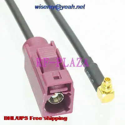 

DHL/EMS 50 pcs Cable 6inch Fakra SMB D 4004 female to MMCX male 90 degree angle RG174 Pigtail jumper cable -A2