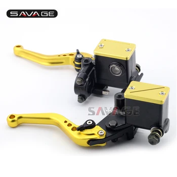 

For SUZUKI AN-250 Burgman 98-02/ AN-400 Burgman 99-11 Motorcycle Front & Rear Brake Master Cylinder Kit Reservoir Set Levers