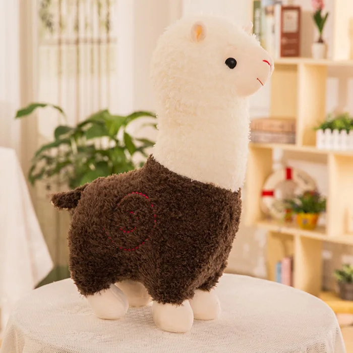 Плюшевая игрушка, милая маленькая кукла альпака, хлопковая смесь, мягкая игрушка для детей,, модная детская плюшевая игрушка для девочек, игрушки с животными, рождественский подарок