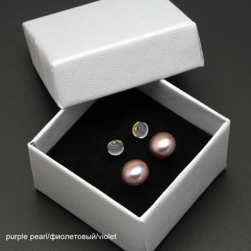 18K Gold Earrings Pearl Jewelry ,classic 18k Yellow Gold Stud Earrings For Women Gift Box Wedding Earrings For Love