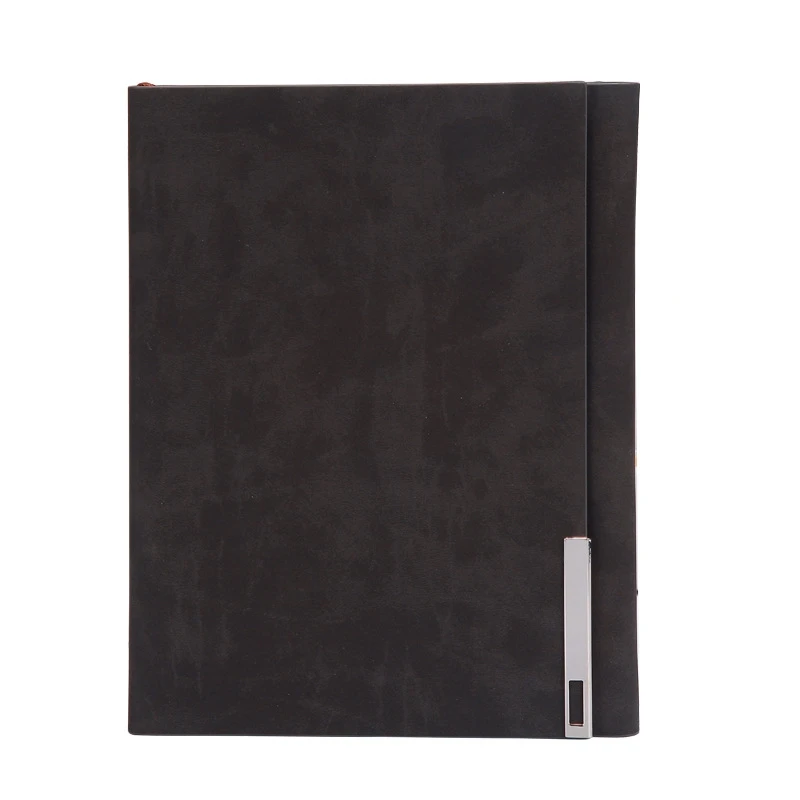 Black Простой деловой ежедневник блокнот планировщики креативные блокноты идеальный переплет записи ежедневных заметок блокнот s подарки - Цвет: Black