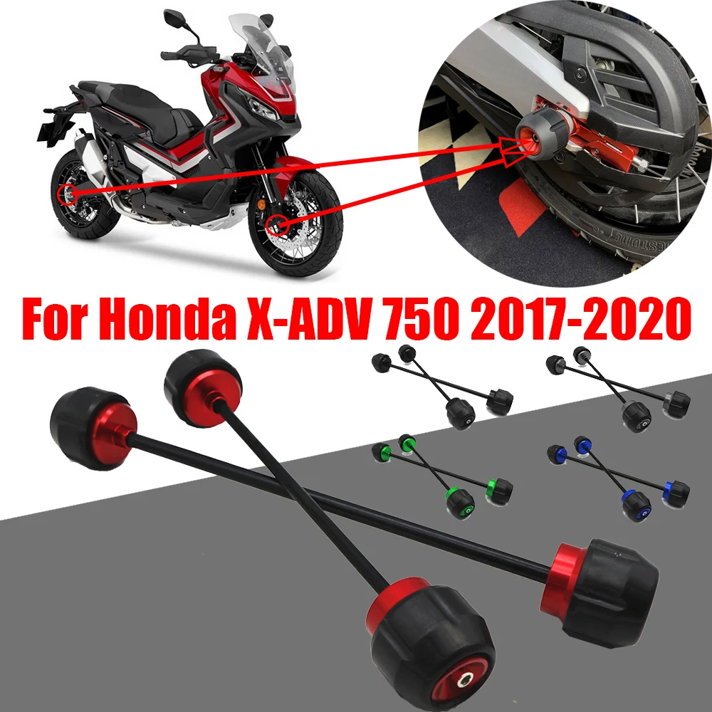 For Honda XADV 750 X-ADV 750 XADV750 2017-2020 2019 Motorcycle Accessories Front Rear Axle Fork Crash Slider Pad Wheel Protector