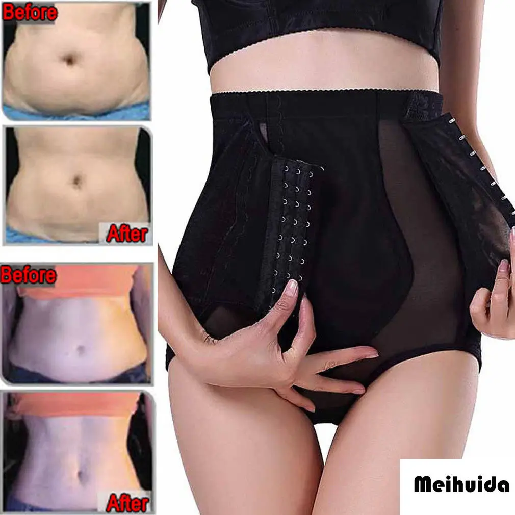 

New Women Fashion Black Casual High Waist Briefs Shapewear Panty Body Shaper Control Slim Tummy Underwear Buttocks