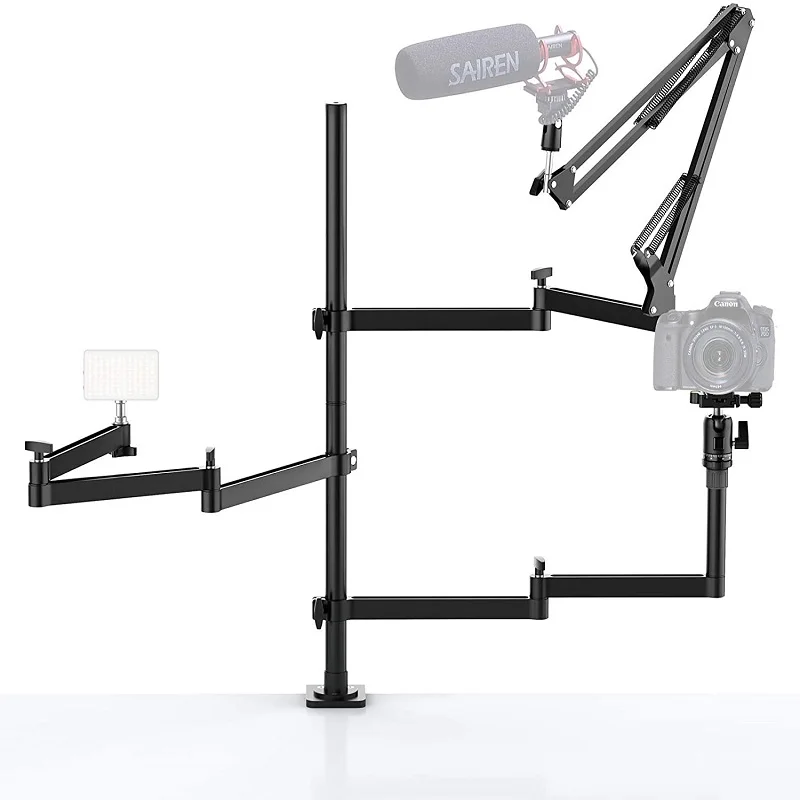 unzerbrechliche Lichtständerverlängerung aus Metall Robuste Studio-Verlängerungsstange für Light Microphone Arm Stand Photography Studio 