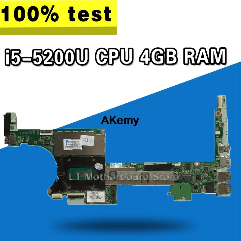 Материнская плата для ноутбука hp Spectre X360 13-4000 801507-501 с процессором i5-5200U 4 Гб ОЗУ DA0Y0DMBAF0 не отремонтирована