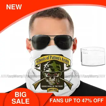 

Cod Ghosts Mouth Face Mask Ghosts Of Patton's Army Logo Facial Mask Kawai with 2 Filters for Adult Nice Mask