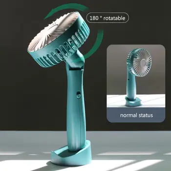 

Mini Handheld Fan USB Rechargeable Desktop Cooling Fan Mobile Phone Holder Adjustable Angle Air Cooler for Home Office