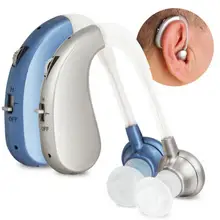 Перезаряжаемый Мини цифровой слуховой аппарат, звуковые усилители, беспроводные слуховые аппараты для пожилых людей, умеренная и тяжелая потеря, Прямая поставка