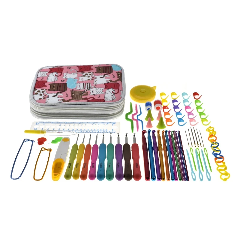 

85Pcs Crochet Hooks Set Crochet Hooks Knitting Needles Weave Yarn Kits DIY Hand Knitting Art Tools for Beginners and Experienced