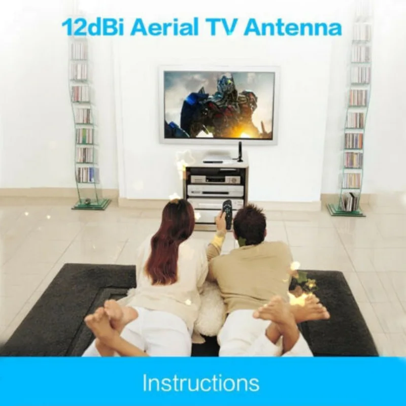 20dBi антенна ТВ для DVB-T tv HDTV цифровой HD ТВ усилитель сигнала антенны Поддержка ATSC/DVB-T/DVB-T2/ISDB