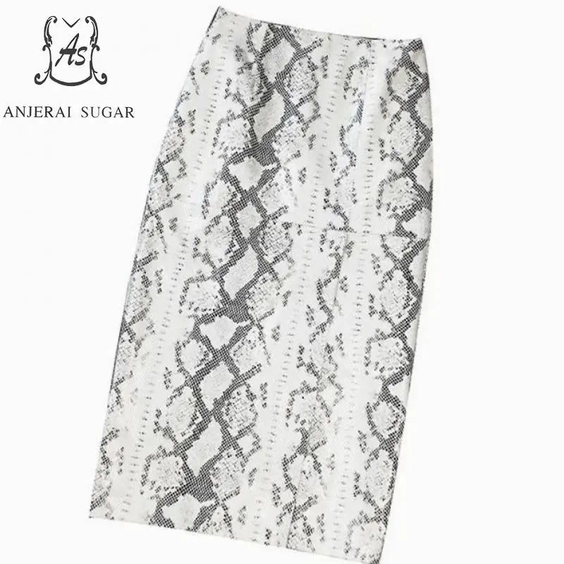 Осенняя женская короткая юбка из натуральной кожи, новинка, тонкая, сексуальная, с высокой талией, белая, леопардовая, винтажная, с карманами, Женская посылка, Длинные рубашки