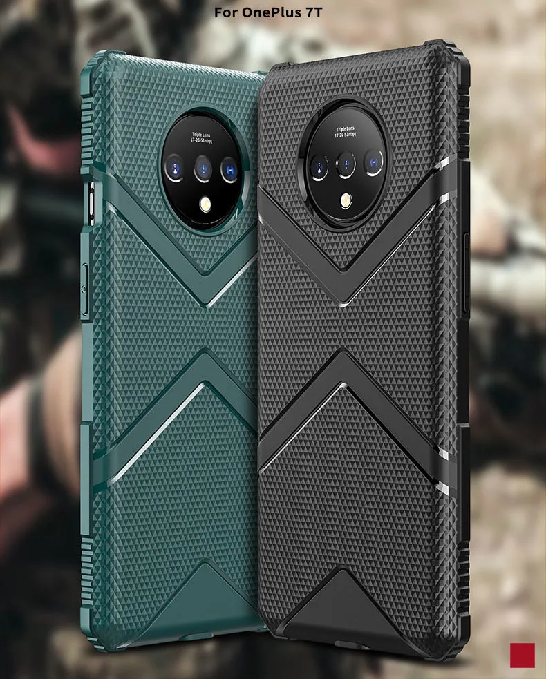 Военный Алмазный защитный чехол для oneplus 7T PRO чехол Роскошный чехол для oneplus 7 t one plus 7 t 7 t pro ТПУ Броня аксессуары