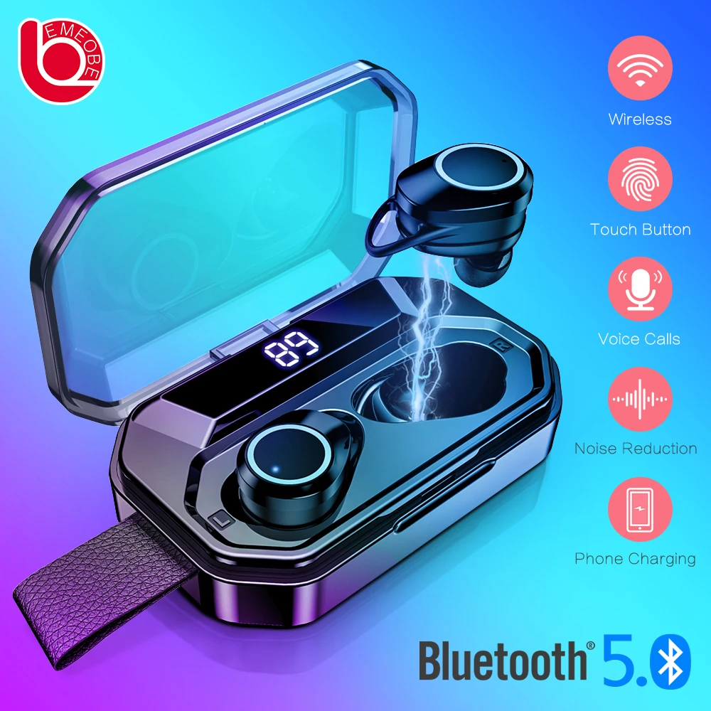 EMEOBE X6 Pro TWS Bluetooth наушники Беспроводные спортивные бас для Iphone Xiaomi Huawei Samsung |