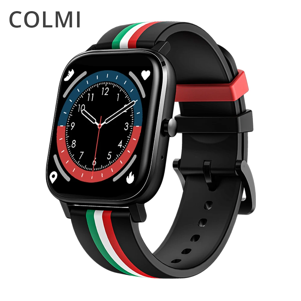 COLMI P12 Bluetooth Answer Call Smart Watch Men Full Touch Dial Call Fitness Tracker IP67 Waterproof 4G ROM Smartwatch