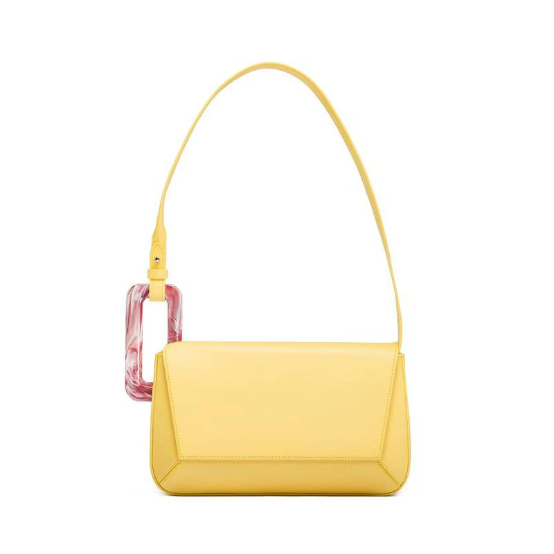 [BXX] весенне-летняя модная роскошная сумка-мессенджер из искусственной кожи на одно плечо, клатч, вечерние женские сумки HI032 - Цвет: yellow