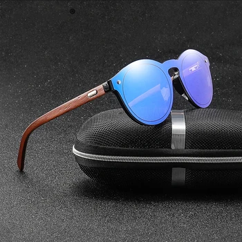 

Retro Wooden Men Sunglasses Lady Polarized Fashion High Quality Brand Lens Sunglasses Handmade Outdoor Driving Glasses Uv400